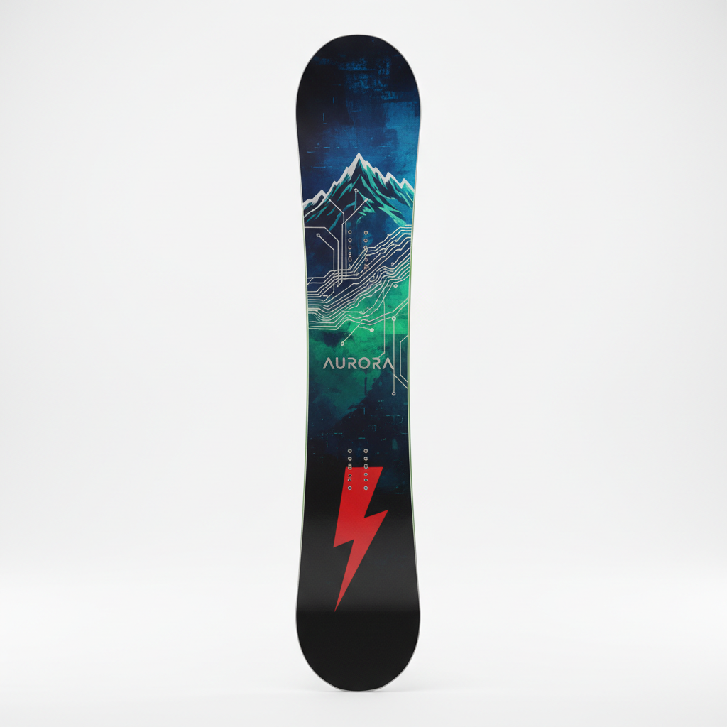 Snowboard product photo